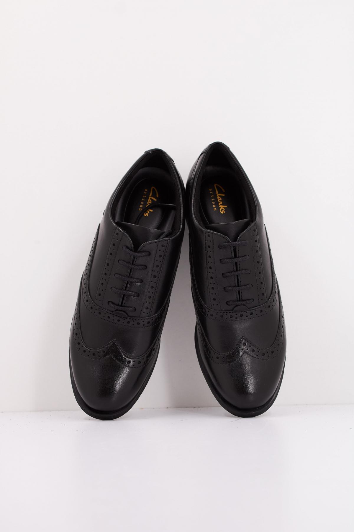 CLARKS HAVISHAM OAK LEATHER en color NEGRO  (3)