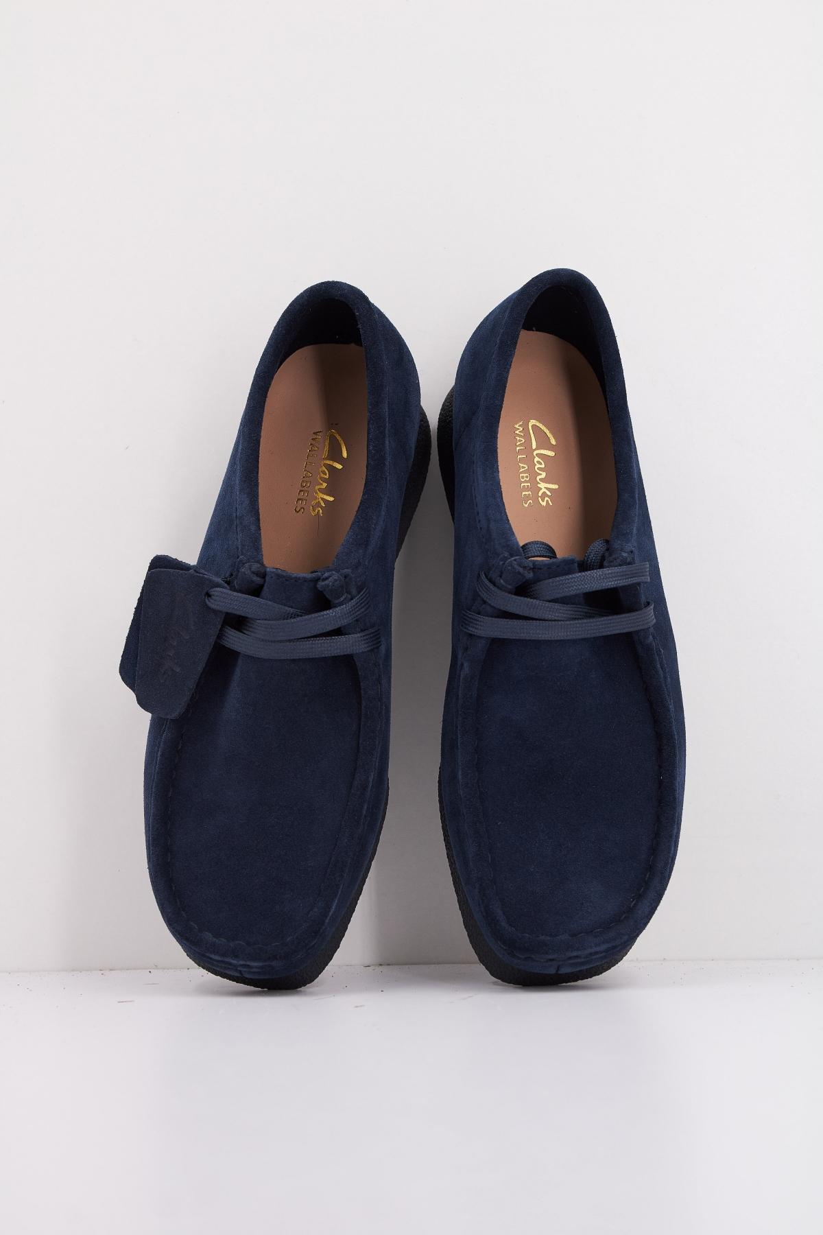 CLARKS WALLABEEEVOSH en color AZUL  (3)