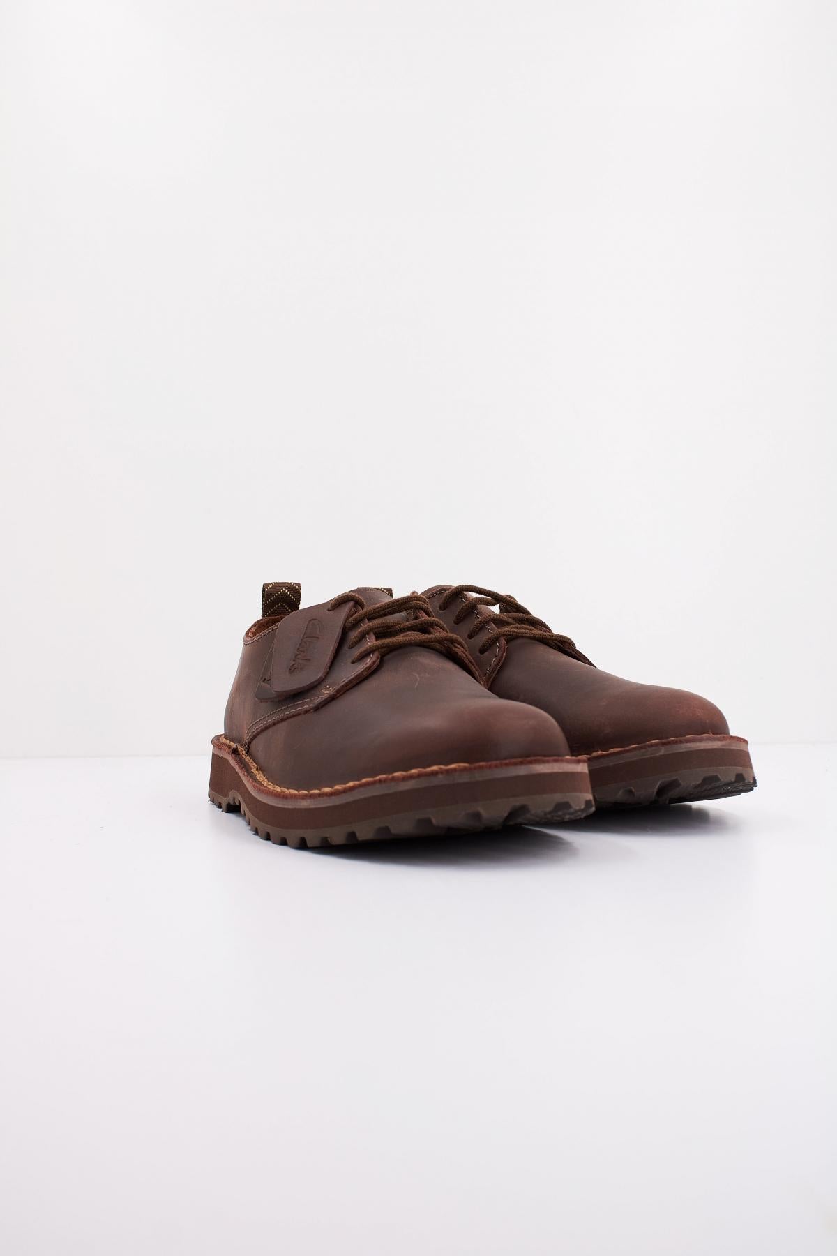 CLARKS SOLSBURY LACE en color MARRON  (2)