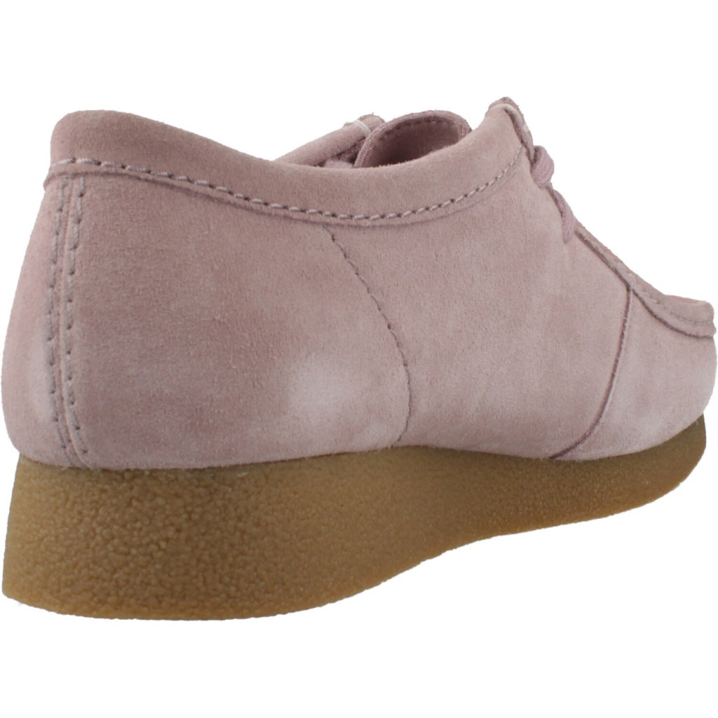 CLARKS WALLABEE EVO en color ROSA  (3)