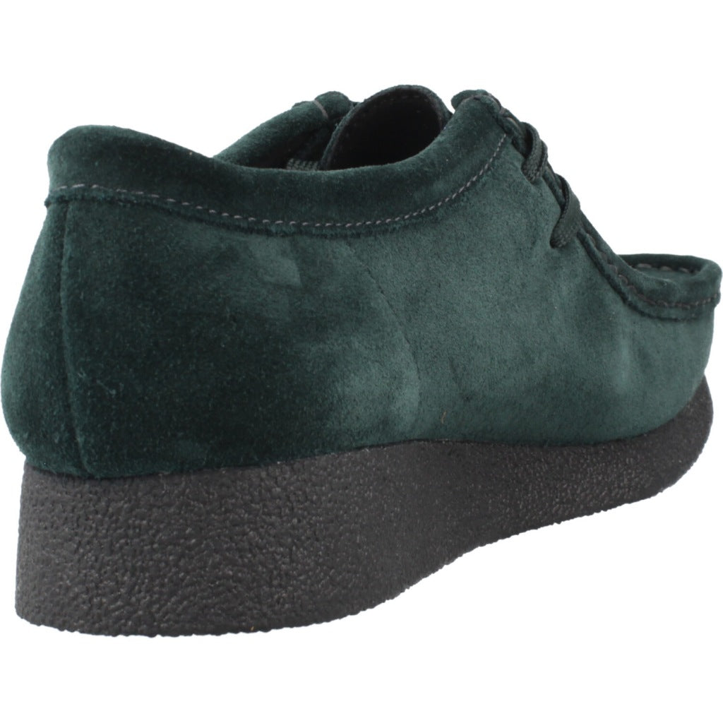 CLARKS  WALLABEE EVO SH  en color VERDE  (3)