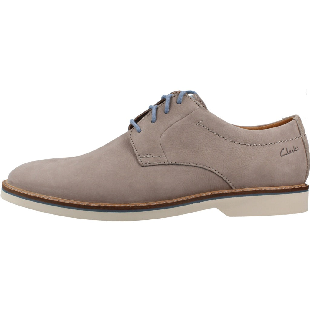 CLARKS ATTICUS LTLACE en color GRIS  (2)