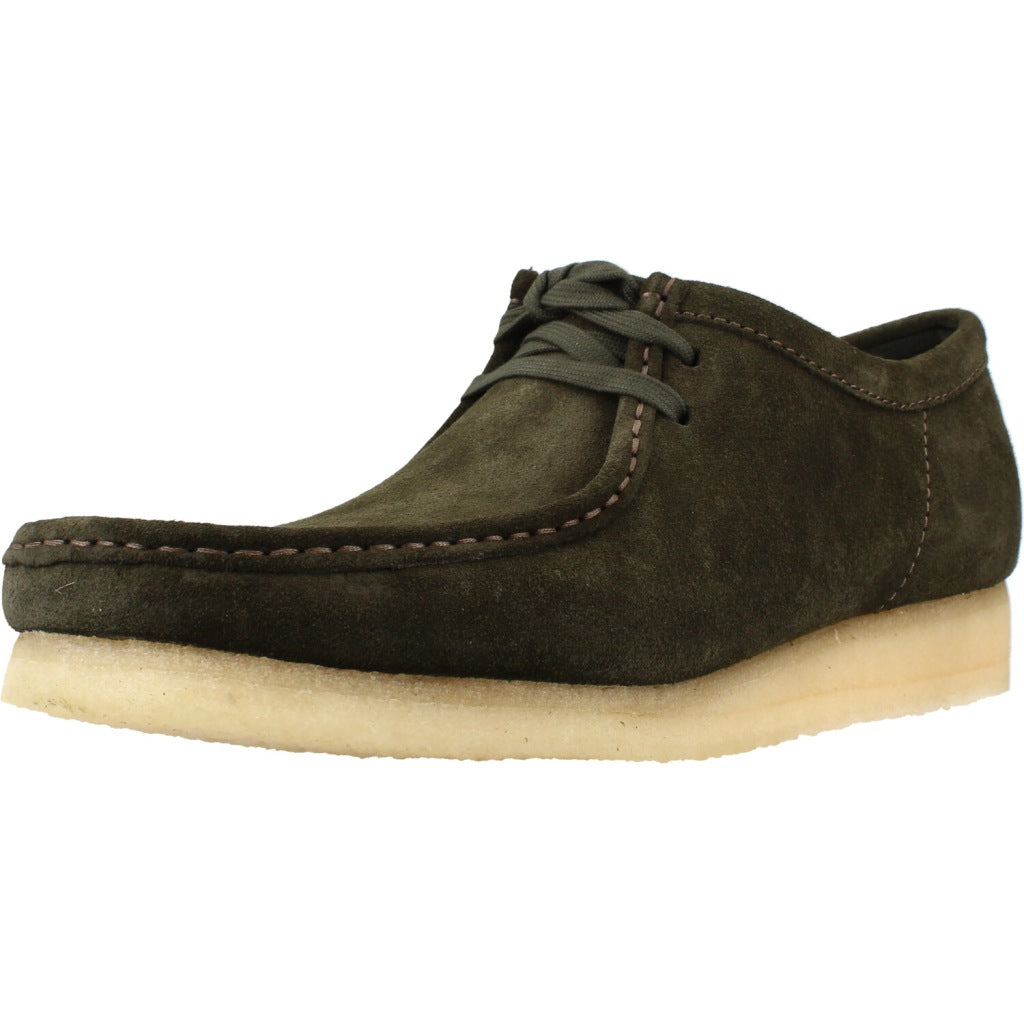 CLARKS WALLABEE FOREST en color VERDE  (1)