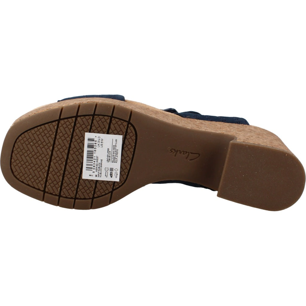CLARKS  NERISA WEST  en color AZUL  (6)