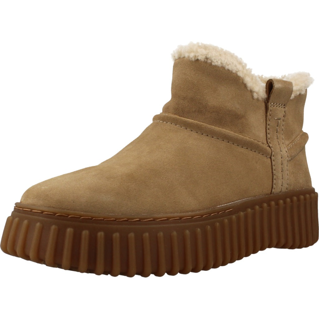 CLARKS C TORHILL WARM en color MARRON CLARO  (1)