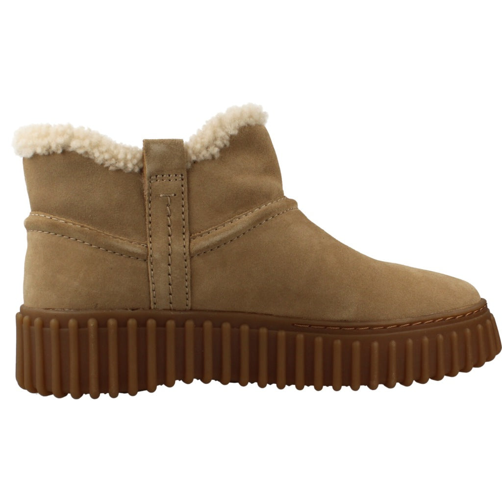 CLARKS C TORHILL WARM en color MARRON CLARO  (4)