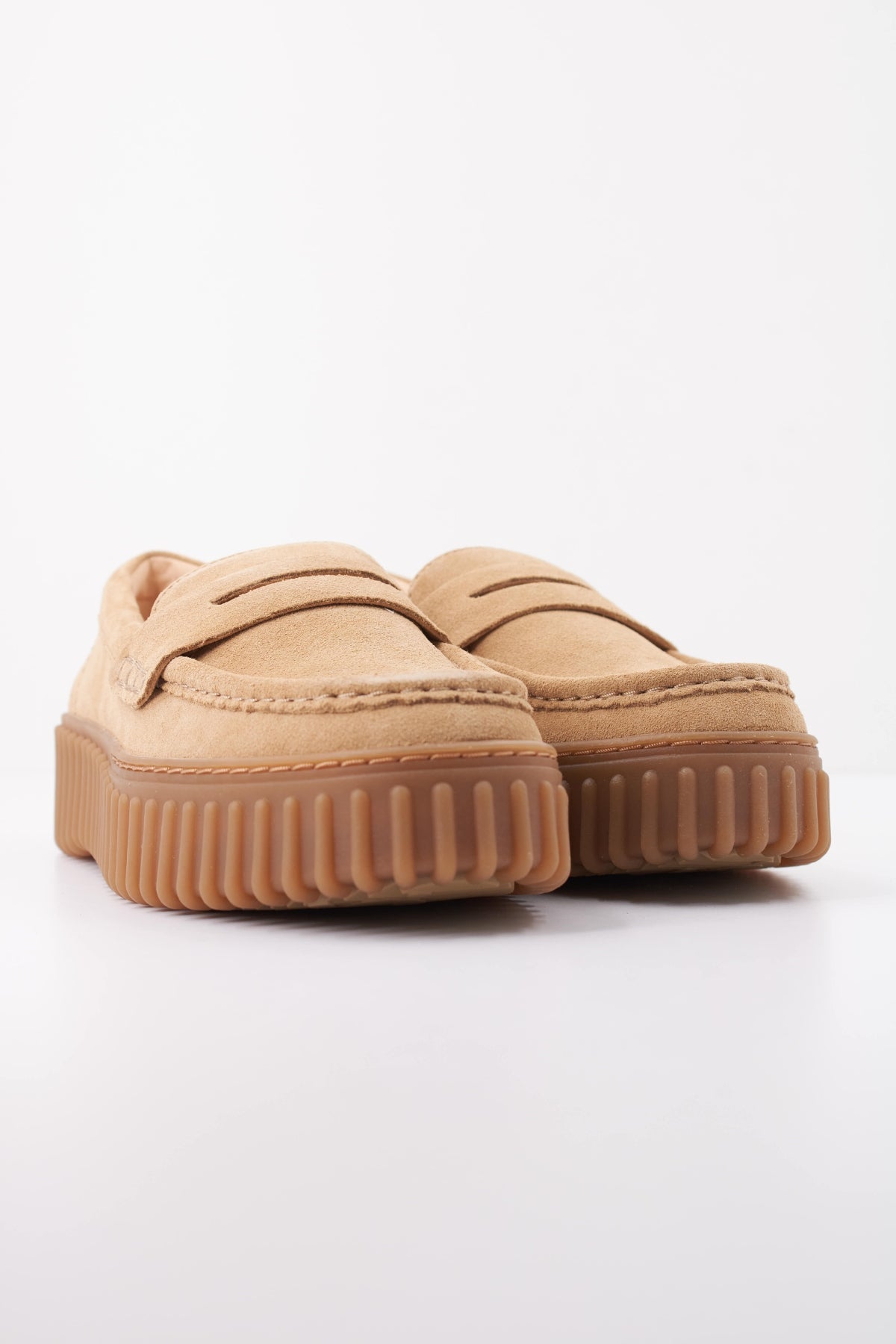 CLARKS C TORHILL PENNY en color MARRON CLARO  (2)