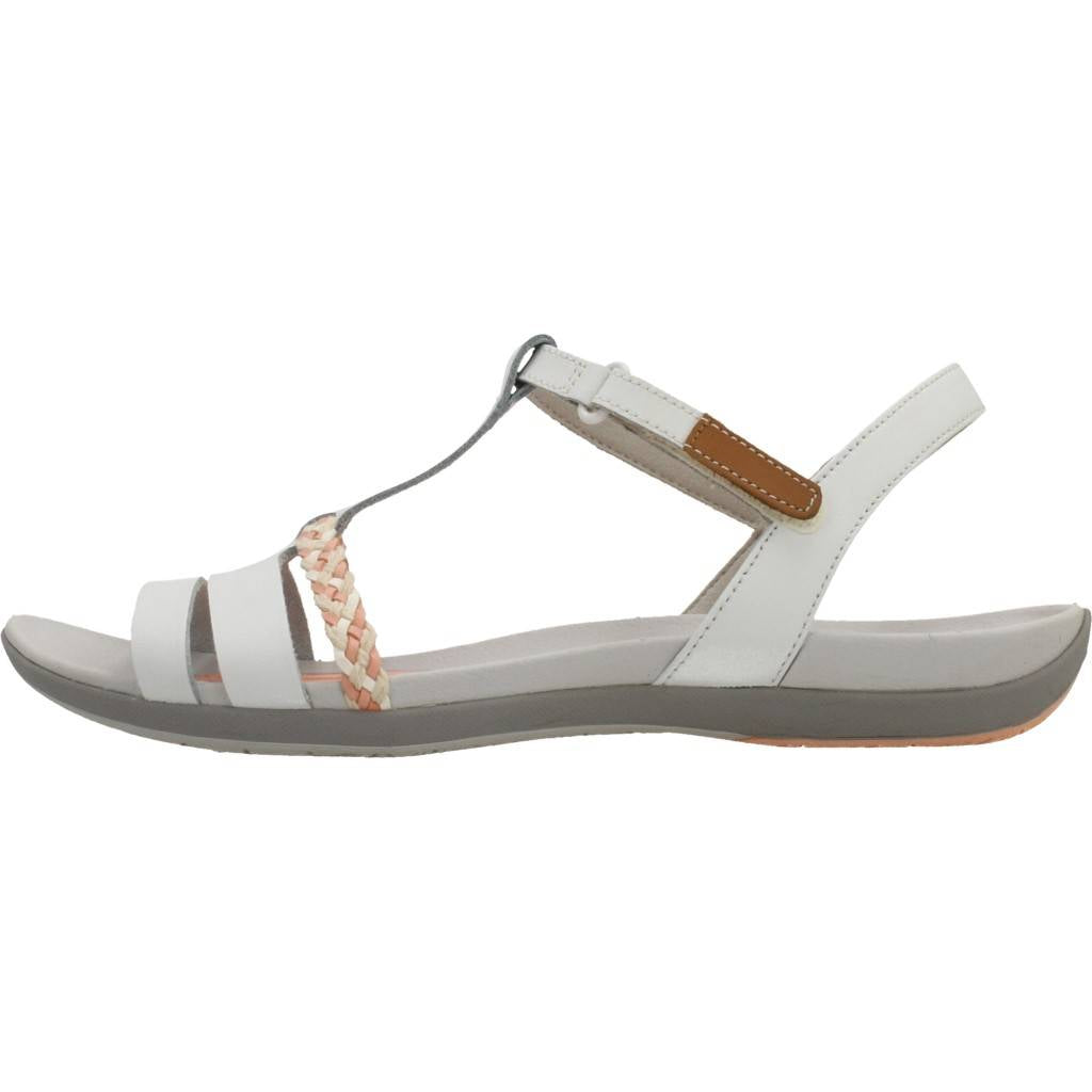 CLARKS TEALITE GRACE WHITE LEATHE en color BLANCO  (2)