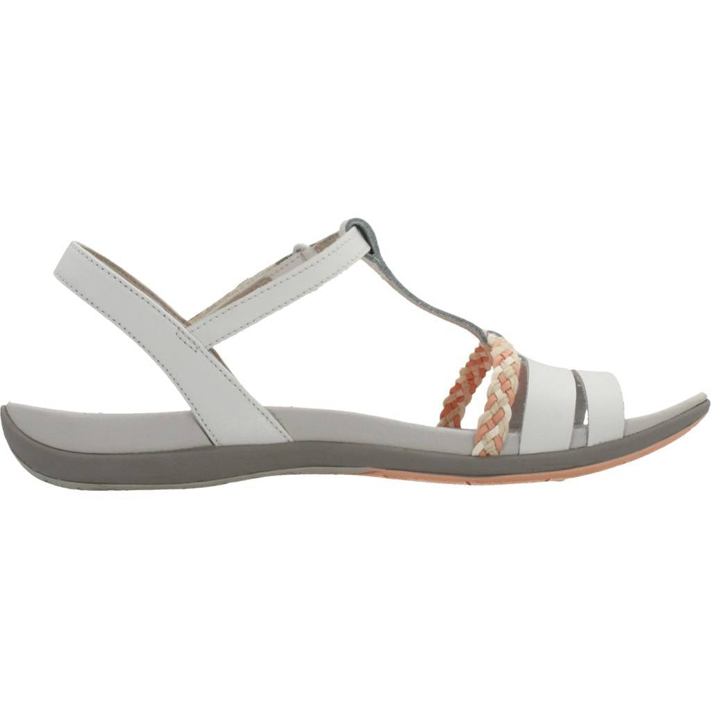 CLARKS TEALITE GRACE WHITE LEATHE en color BLANCO  (4)
