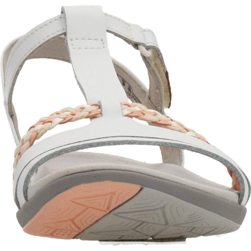 CLARKS TEALITE GRACE WHITE LEATHE en color BLANCO  (6)