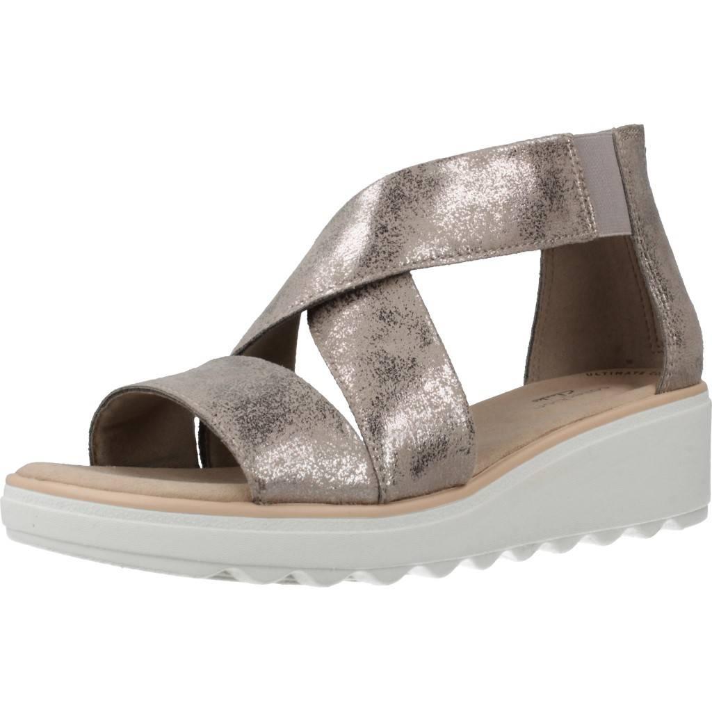 CLARKS JILLIAN RISE PEWTER METALL en color MARRON  (1)