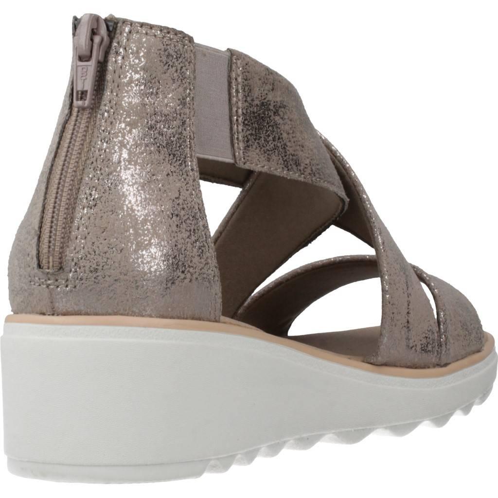 CLARKS JILLIAN RISE PEWTER METALL en color MARRON  (3)
