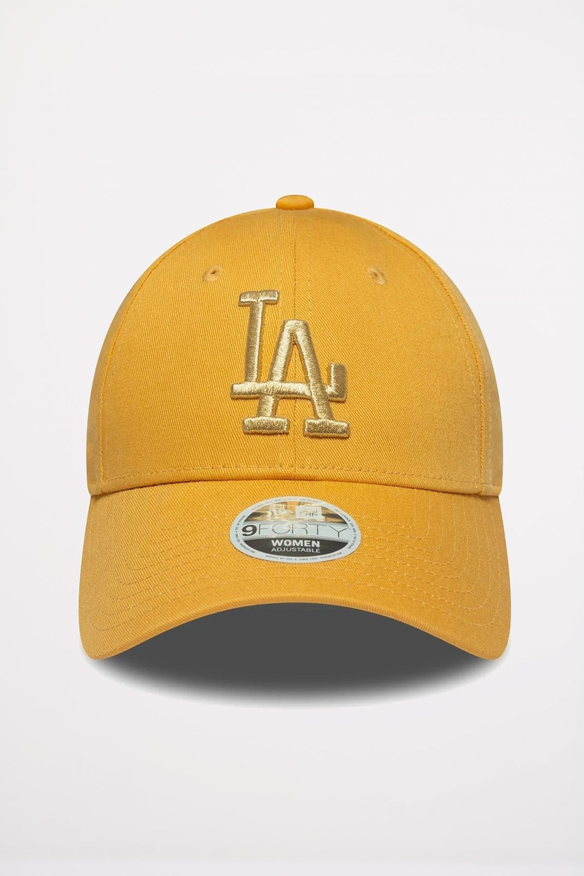 NEW ERA LA DODGERS WOMENS METALLIC YELLOW FORTY ADJUSTABLE CAP en color AMARILLO  (2)