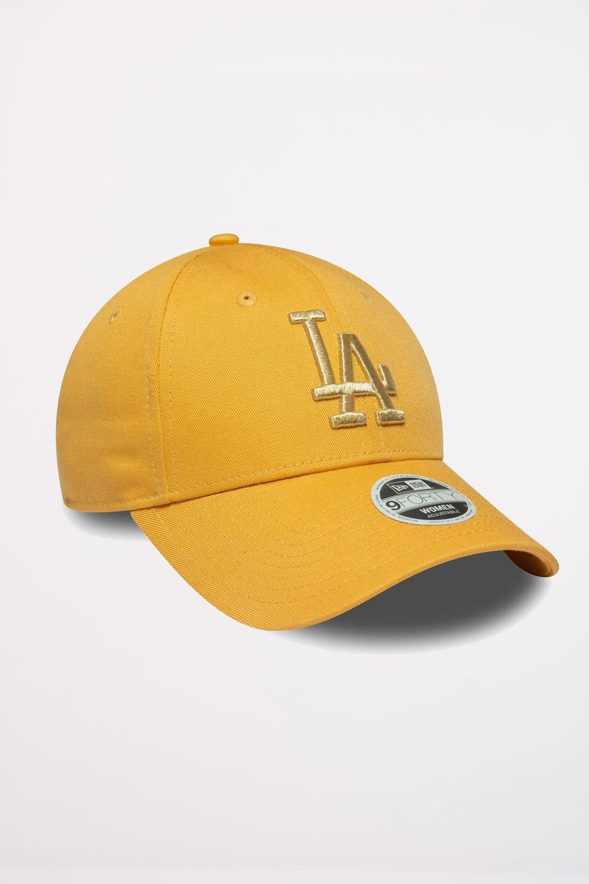 NEW ERA LA DODGERS WOMENS METALLIC YELLOW FORTY ADJUSTABLE CAP en color AMARILLO  (3)