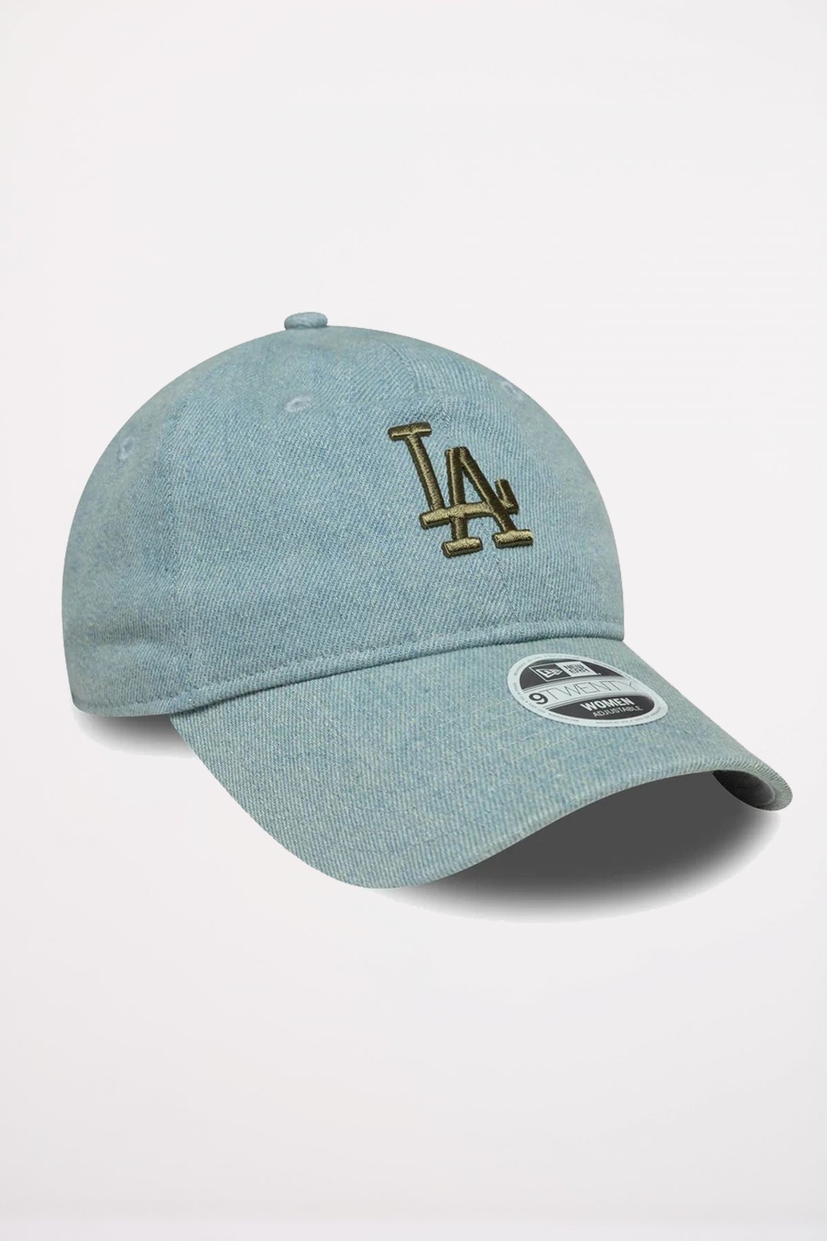 NEW ERA LA DODGERS WOMENS MLB DENIM PASTEL BLUE TWENTY ADJUSTABLE CAP en color AZUL  (3)