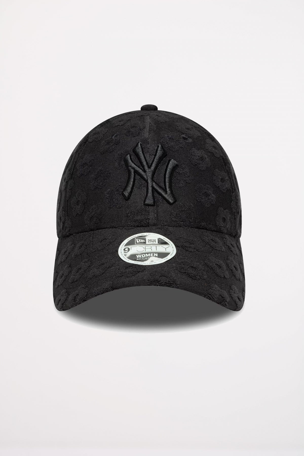 NEW ERA NEW YORK YANKEES WOMENS MLB FLORAL TOWELLING BLACK FORTY ADJUST en color NEGRO  (2)
