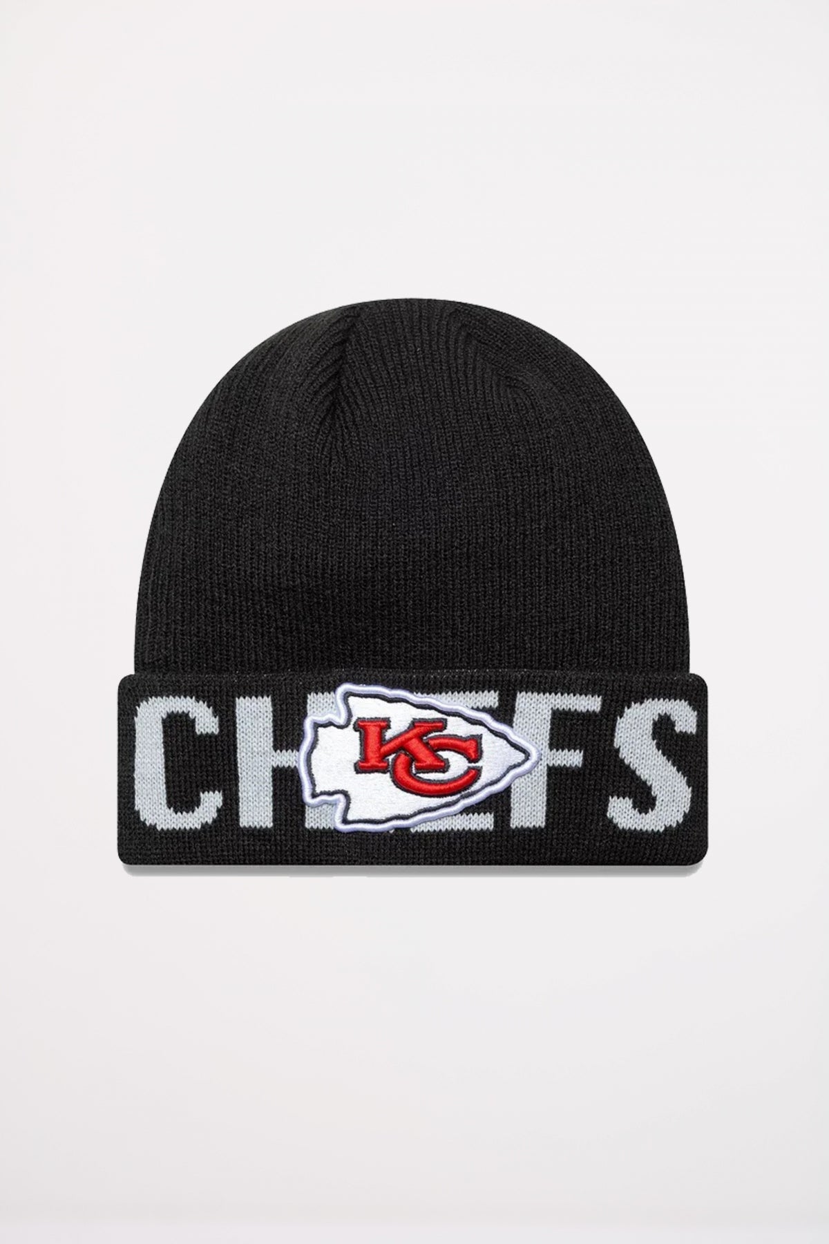 NEW ERA WORDMARK BEANIE KANCHI en color NEGRO  (1)