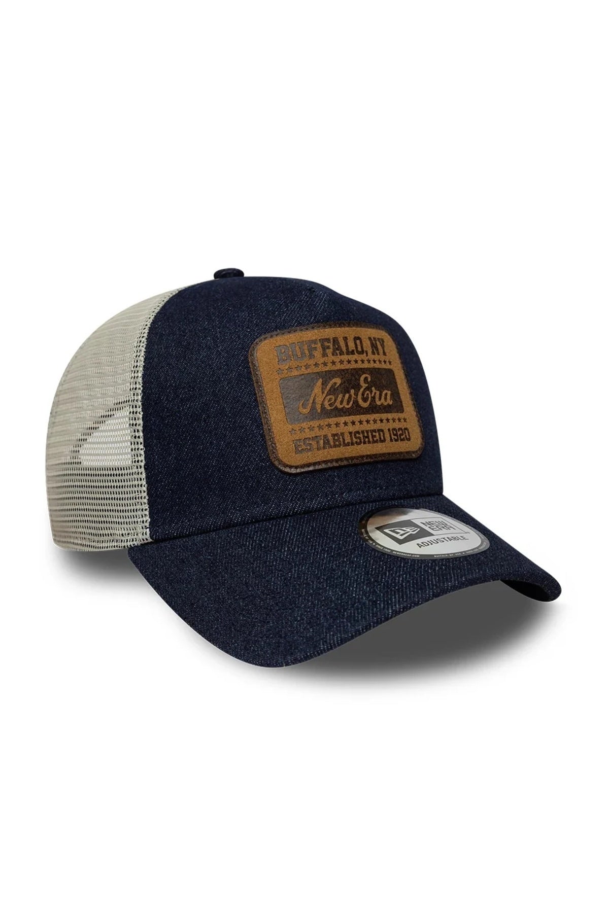 NEW ERA NE PATCH DENIM TRUCKER NEWERA en color AZUL  (3)