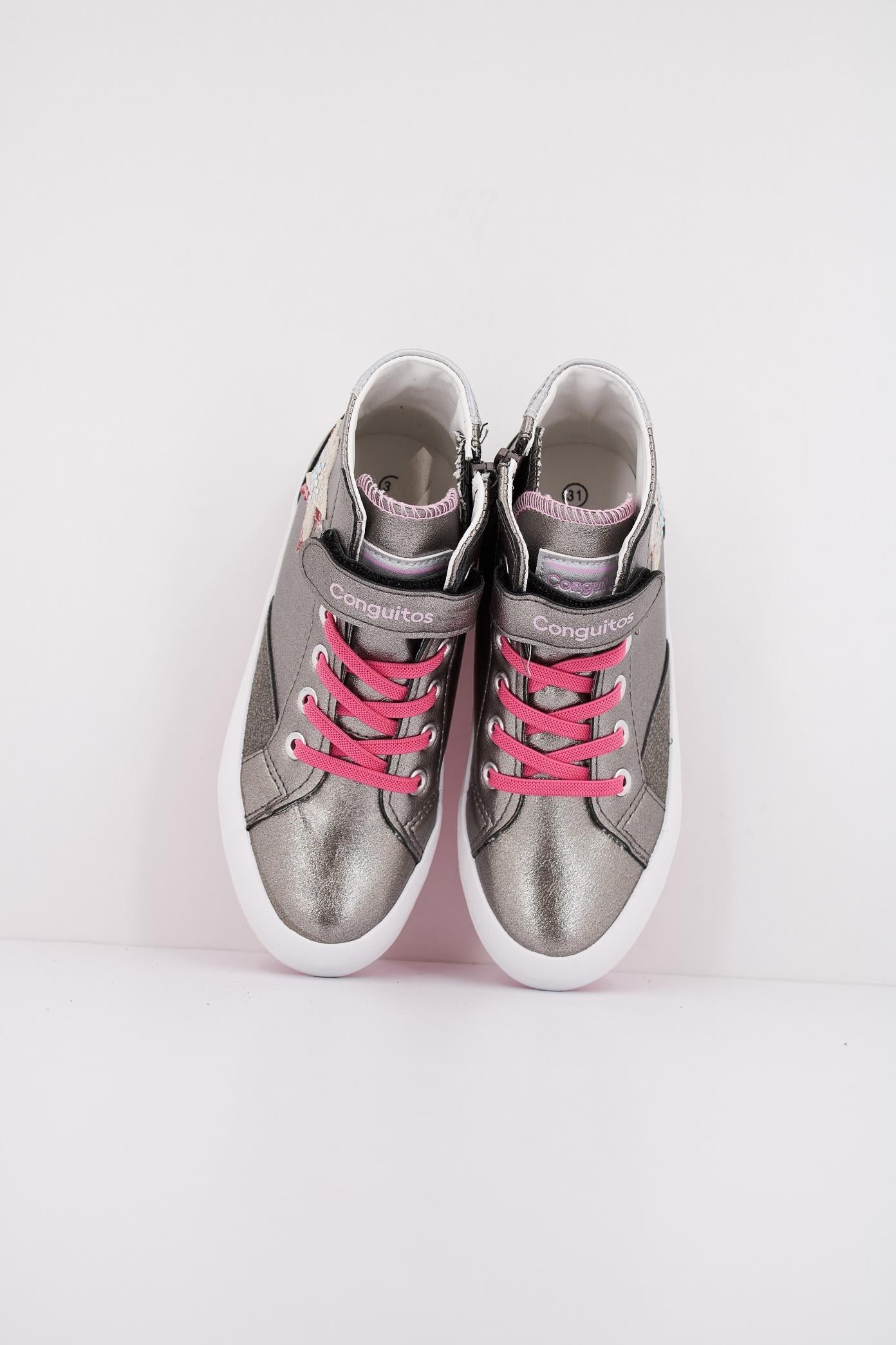 CONGUITOS  HIGH START en color PLATA  (3)