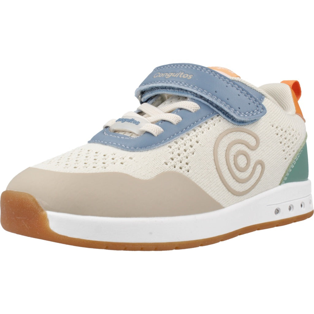 CONGUITOS LIGHT UP LED SNEAKERS en color BEIS  (1)