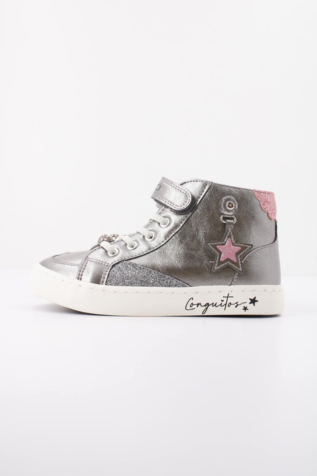 CONGUITOS COSH SNEAKERS HIGH STRAP STAR en color GRIS  (1)