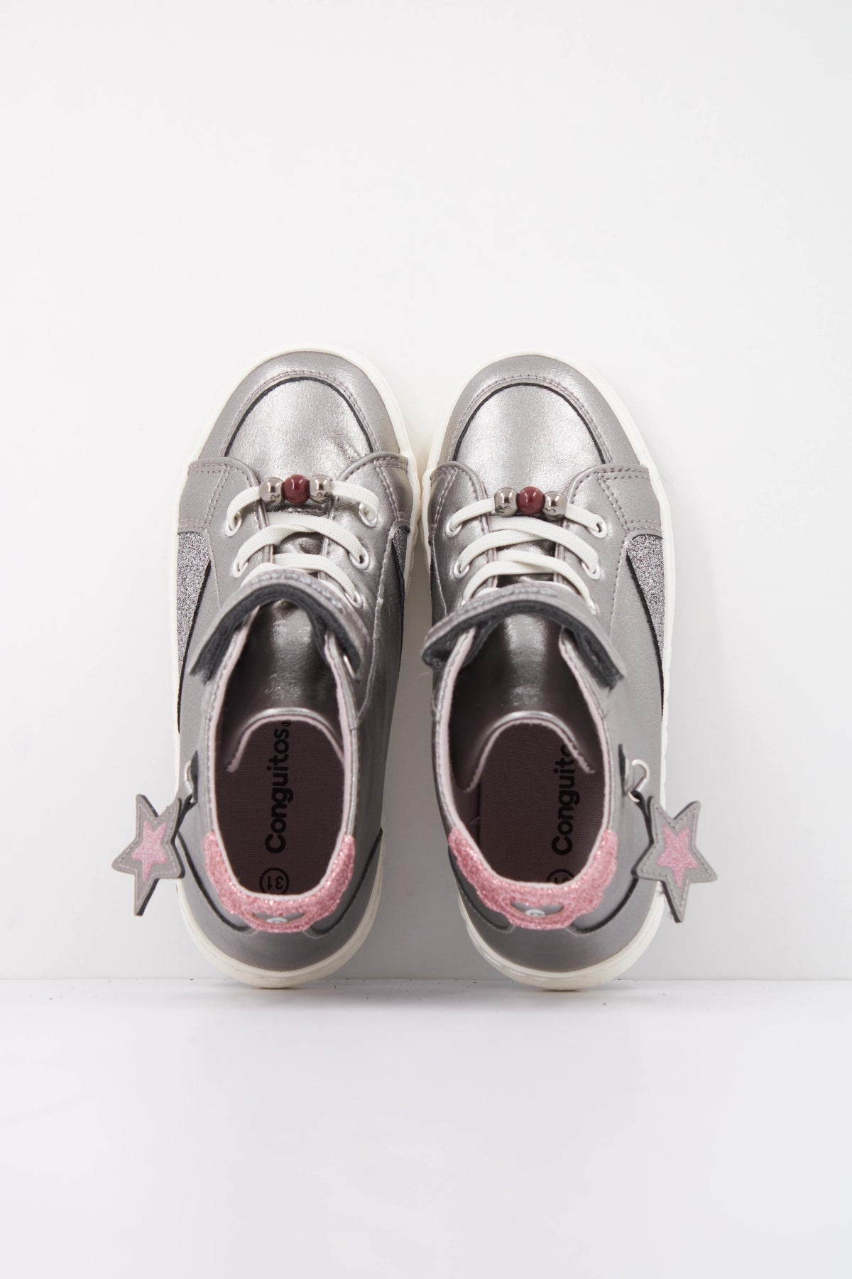CONGUITOS COSH SNEAKERS HIGH STRAP STAR en color GRIS  (3)