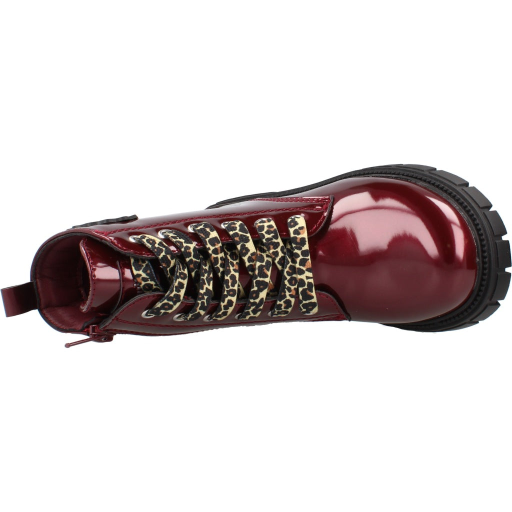 CONGUITOS COSH MILITARY BOOTS PATENT en color BURDEOS  (7)