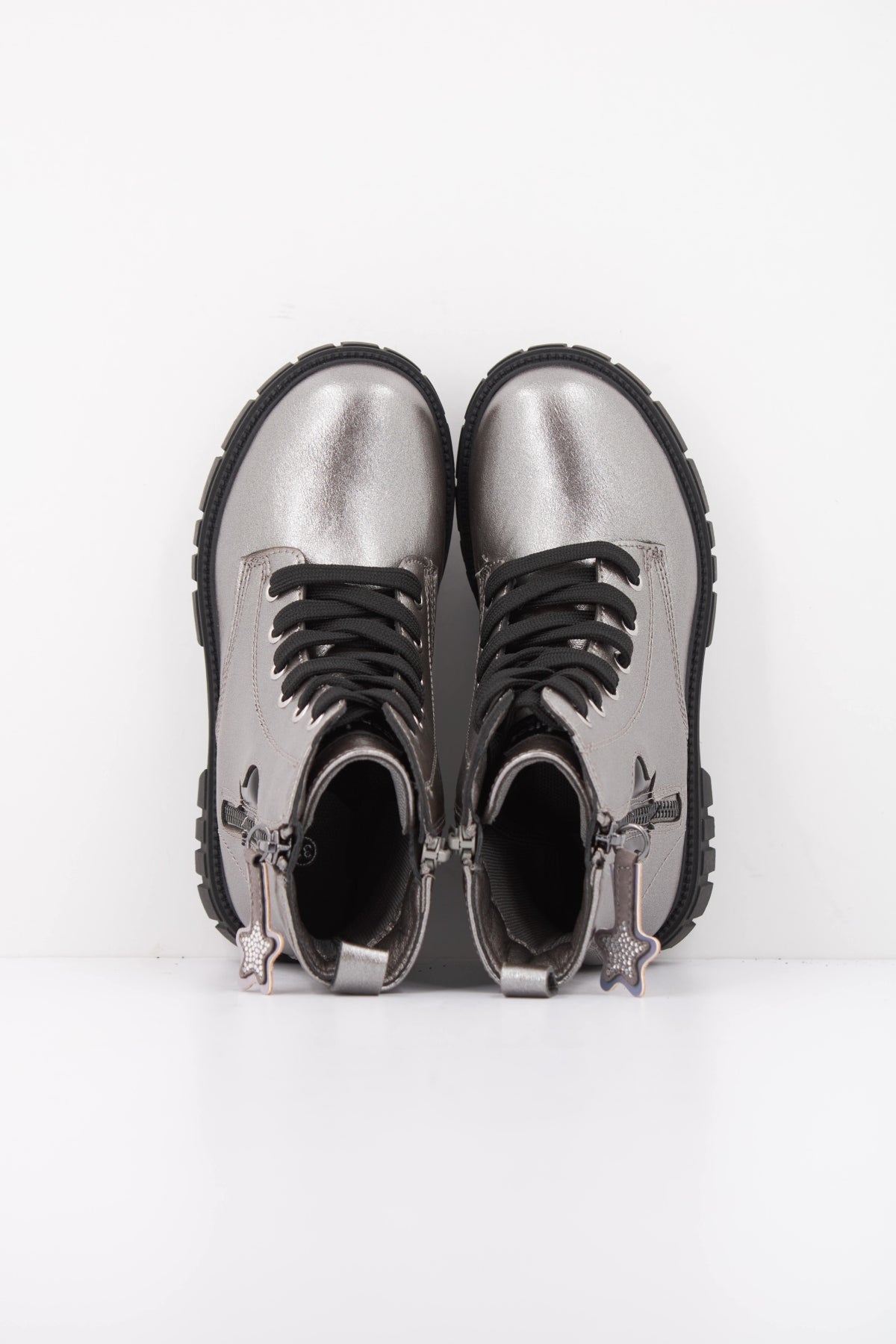 CONGUITOS COSH MILITARY BOOTS METAL en color PLATA  (3)