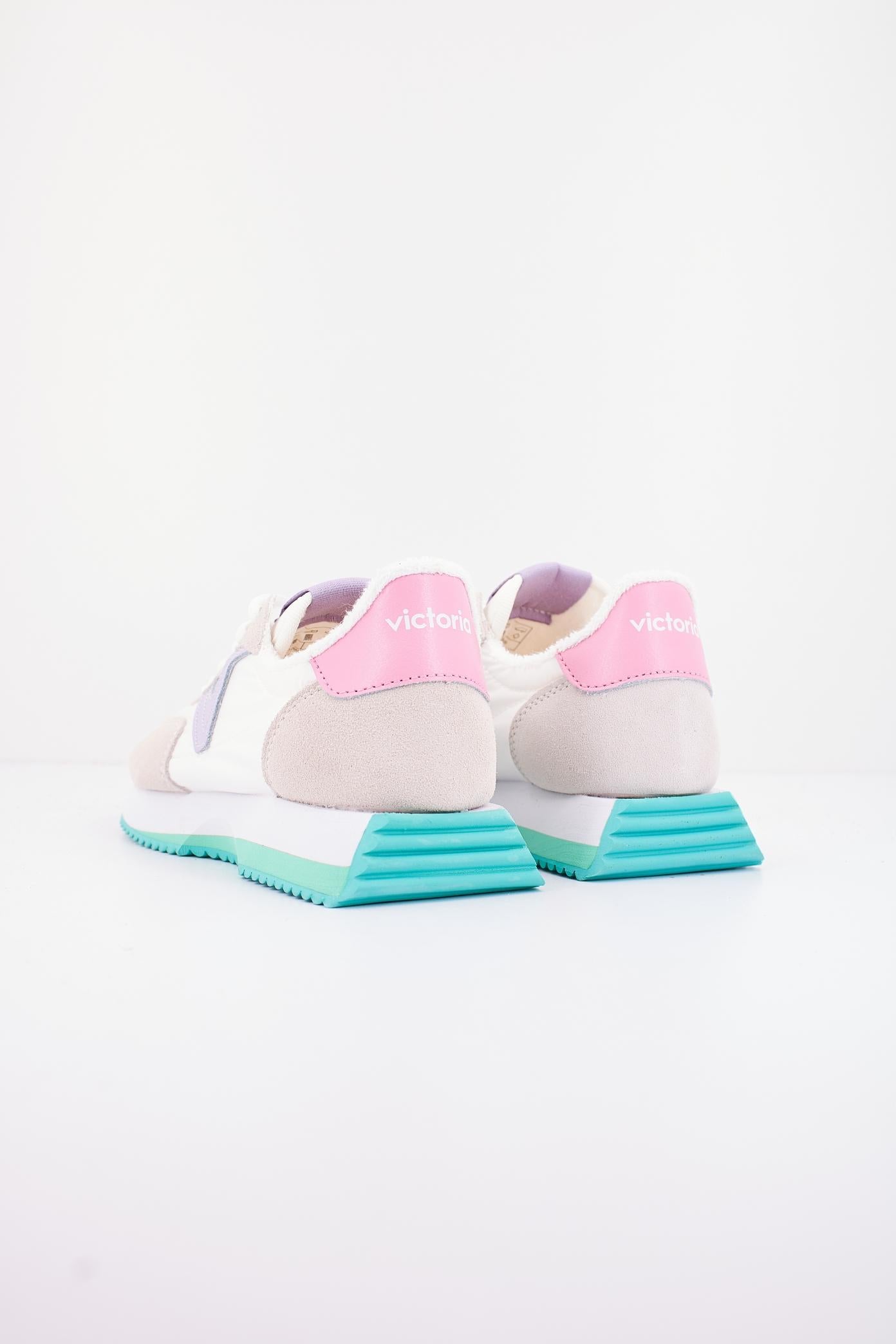 VICTORIA COSMOS SERRAJE & NYLON MUL en color BEIS  (3)