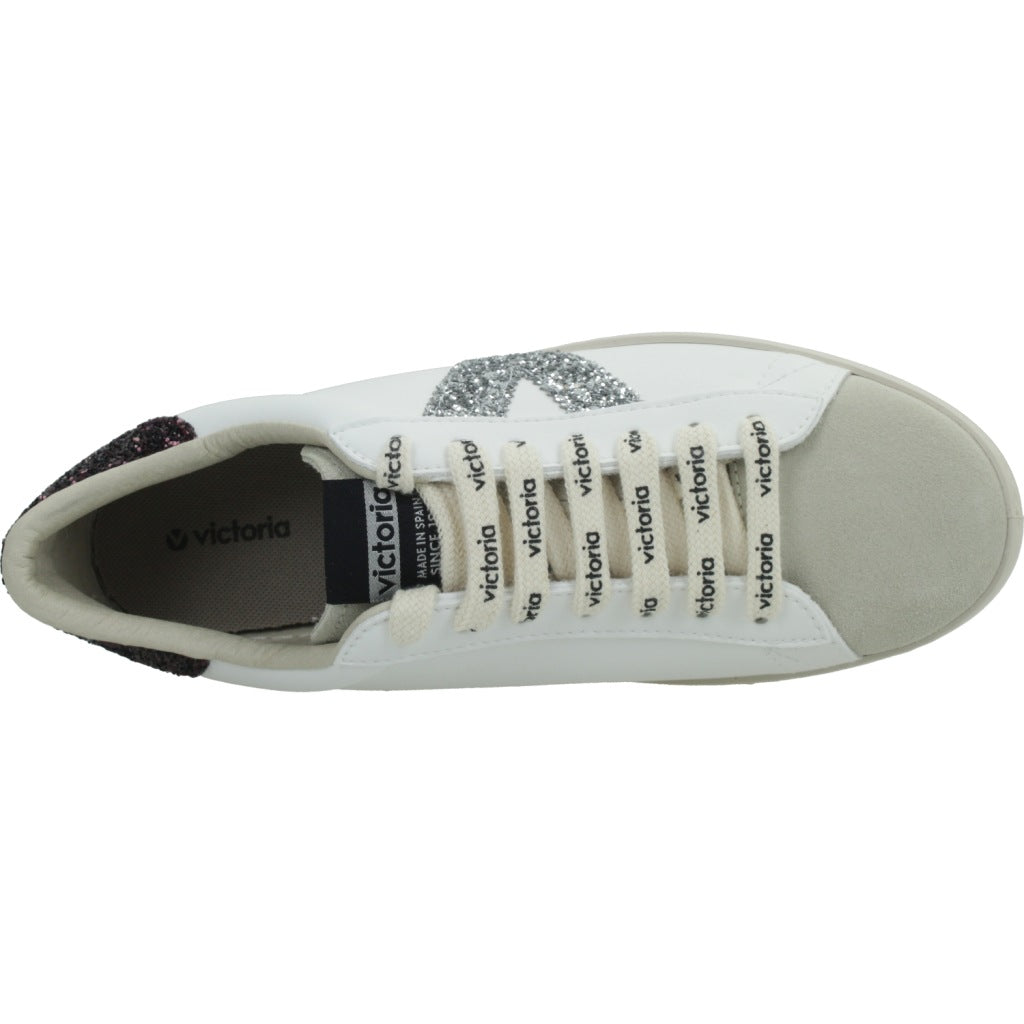 VICTORIA V BERLIN GLITTER CORDON LOGO en color BLANCO  (7)