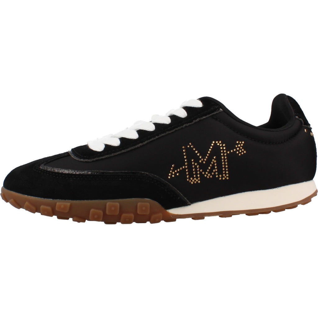 LOLA CASADEMUNT DEPORTIVA CON MOTIVOS EN TACHAS COMBINAD en color NEGRO  (2)