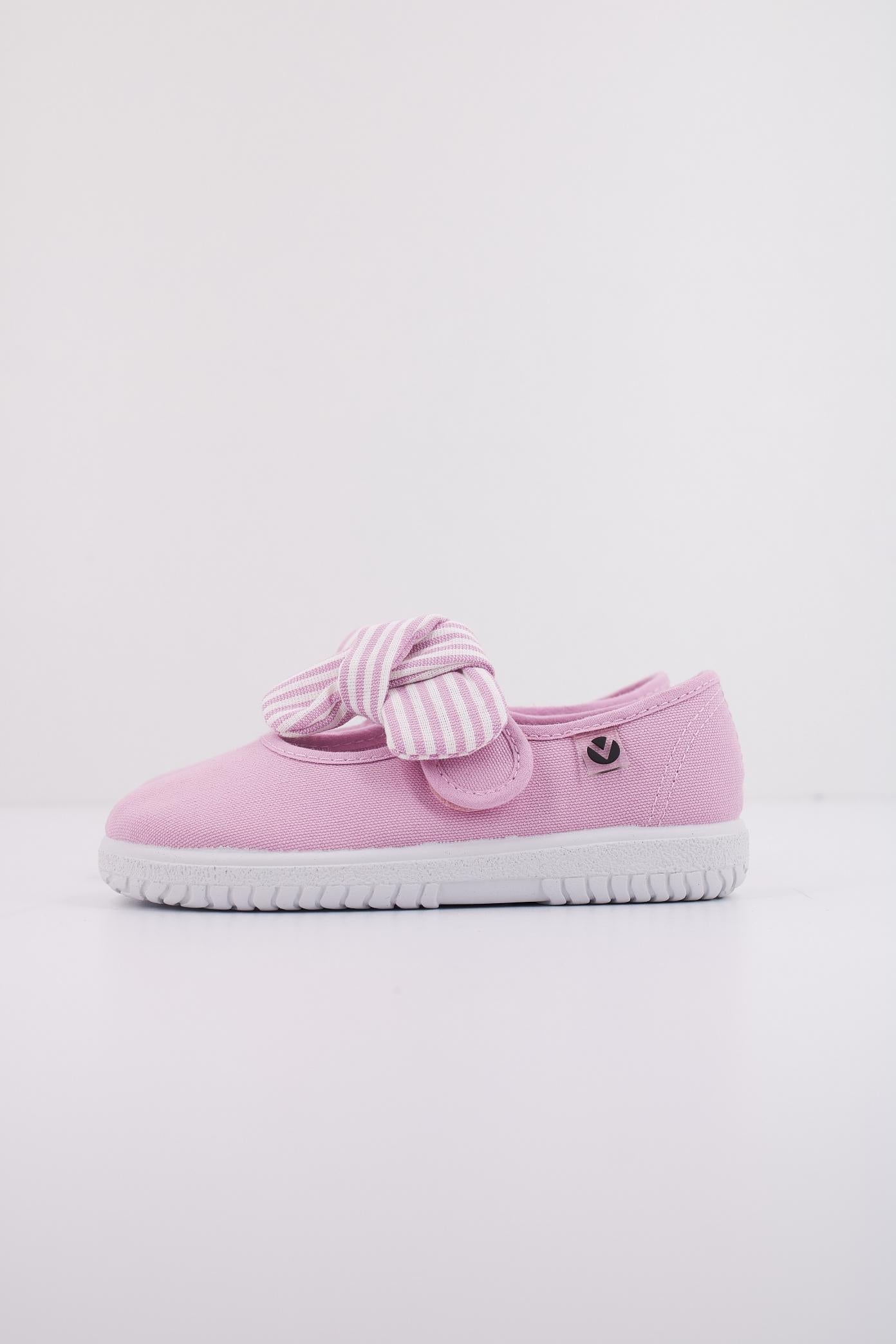 VICTORIA OJALA LONA PANUELO RAYAS en color ROSA  (1)