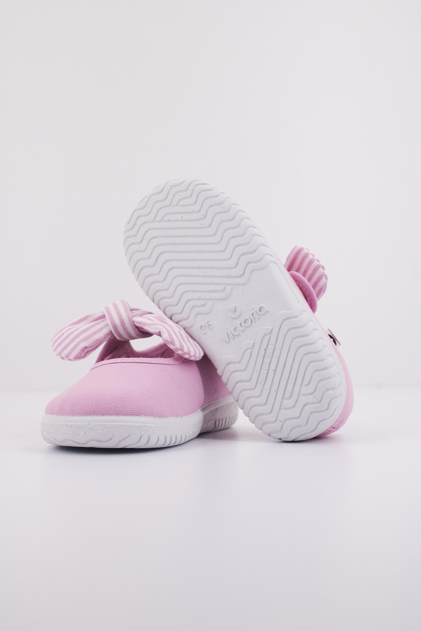 VICTORIA OJALA LONA PANUELO RAYAS en color ROSA  (5)