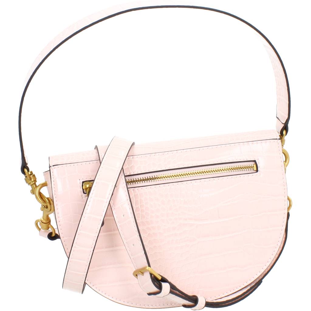 GUESS DANNA SADDLE BAG en color ROSA  (3)