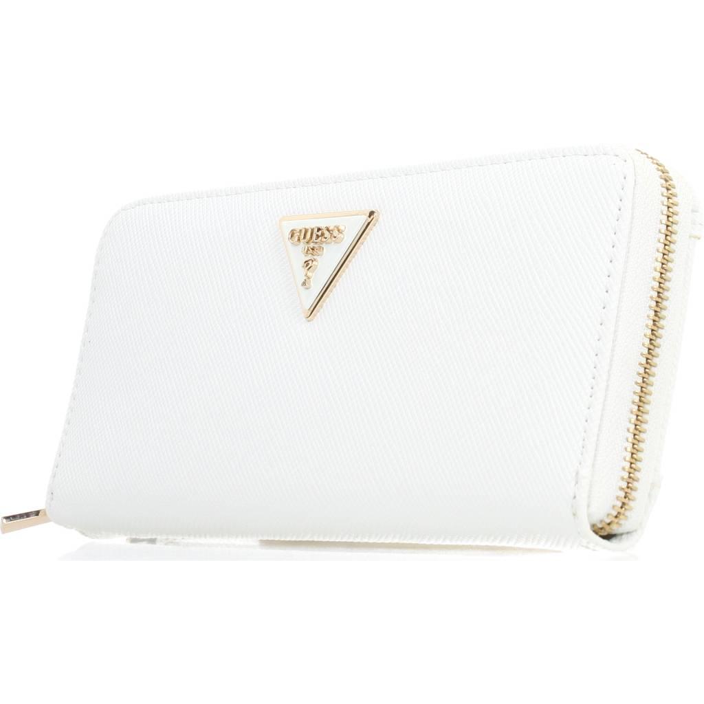 GUESS LAUREL SLG LARGE ZIP A en color BLANCO  (1)