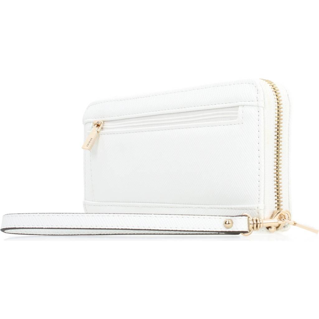 GUESS LAUREL SLG LARGE ZIP A en color BLANCO  (4)