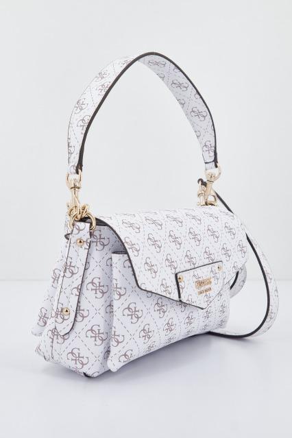 GUESS  ECO BRENTON FLAP SHOUL en color BLANCO  (2)