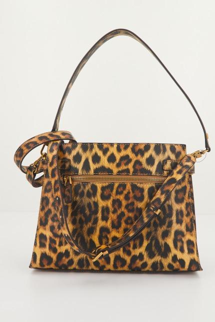 GUESS ZADIE LOGO SHOULDER BA en color ANIMAL PRINT  (3)