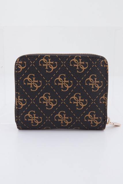GUESS  LAUREL SLG SMALL ZIP A en color MARRON  (2)