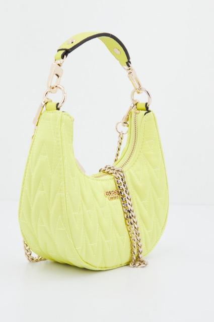 GUESS HWEG  GOLDEN ROCK MINI HOBO en color AMARILLO  (2)