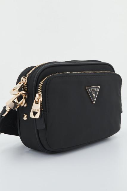 GUESS ECO GEMA CROSSBODY en color NEGRO  (2)