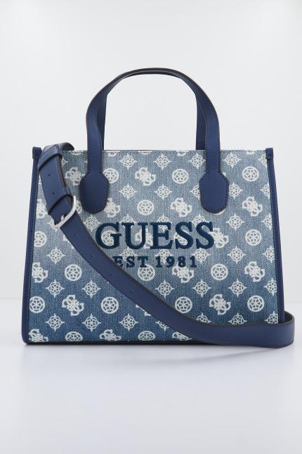 GUESS HWPD  SILVANA TOTE en color AZUL  (1)