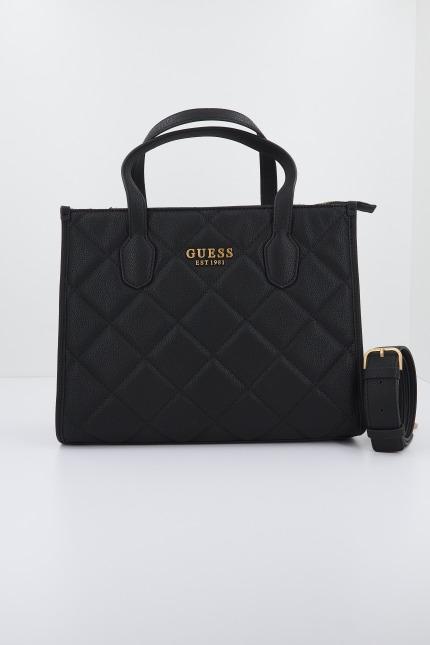 GUESS  SILVANA TOTE en color NEGRO  (1)