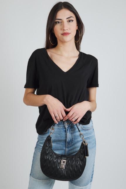 GUESS HWQG  REGILLA HOBO en color NEGRO  (5)