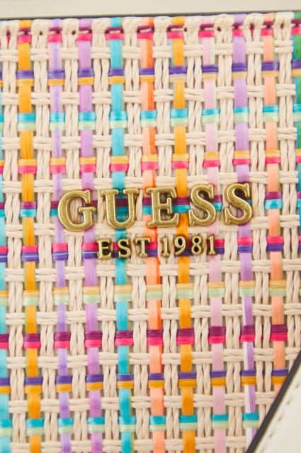 GUESS HWWX  SILVANA TOTE en color MULTICOLOR  (4)