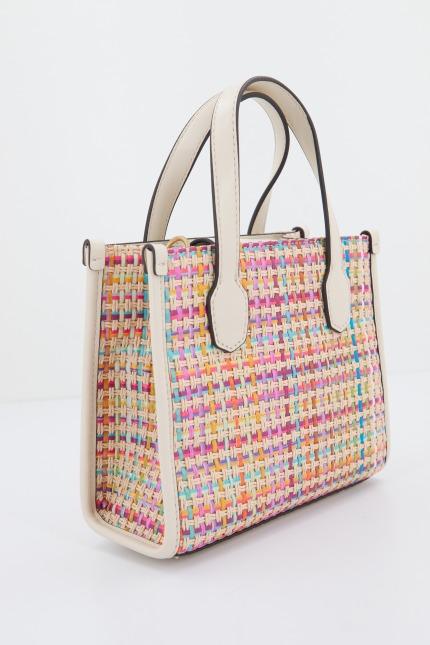 GUESS HWWX  SILVANA MINI TOTE en color BEIS  (2)