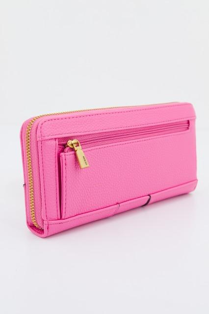 GUESS SWBA  DIDI SLG LARGE ZIP en color ROSA  (2)