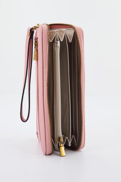 GUESS SWQB  ABEY SLG LARGE ZIP en color ROSA  (3)
