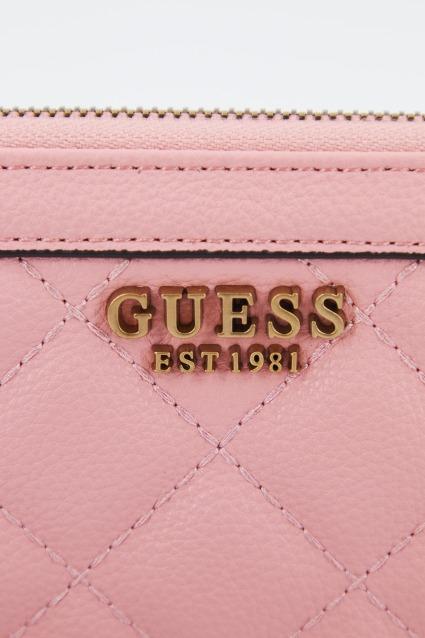 GUESS SWQB  ABEY SLG LARGE ZIP en color ROSA  (4)