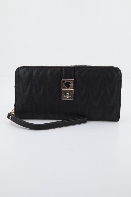 GUESS SWQG  REGILLA SLG LARGE ZIP en color NEGRO  (1)